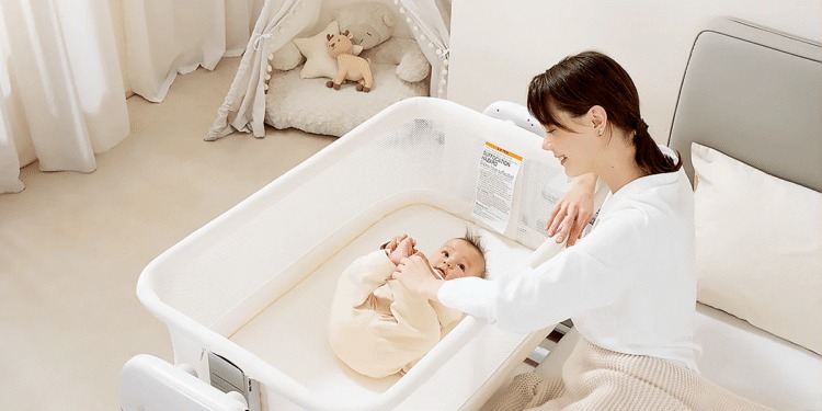 Welcome Your Newborn Home with the Maydolly 506 Smart Electric Bassinet